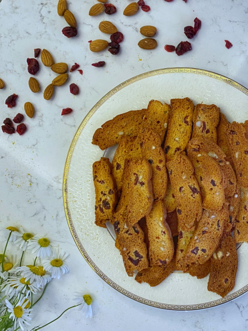 Простейшие бискотти без глютена