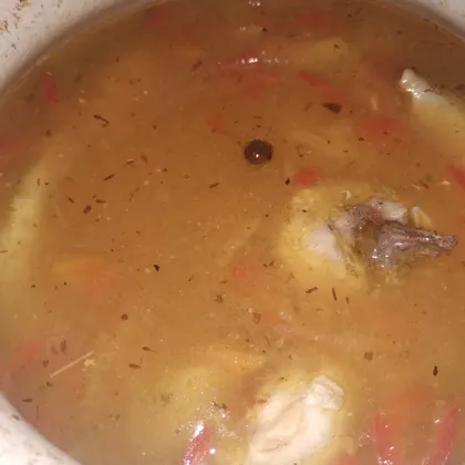 Суп с курочкой в горшочке