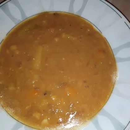 Гороховый пюре суп