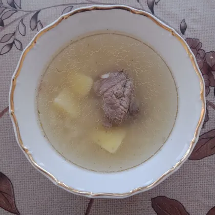 Суп на мясом бульоне