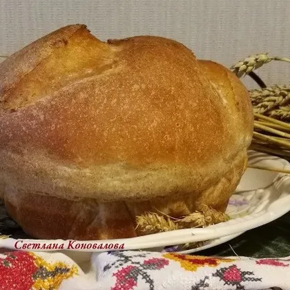 Хлеб деревенский, цельнозерновой #кулинарныймарафон