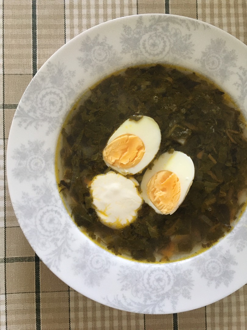 Зелёный борщ