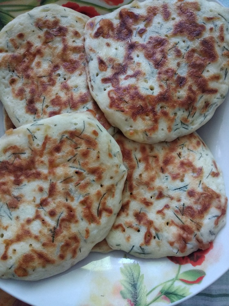 Сырные оладьи