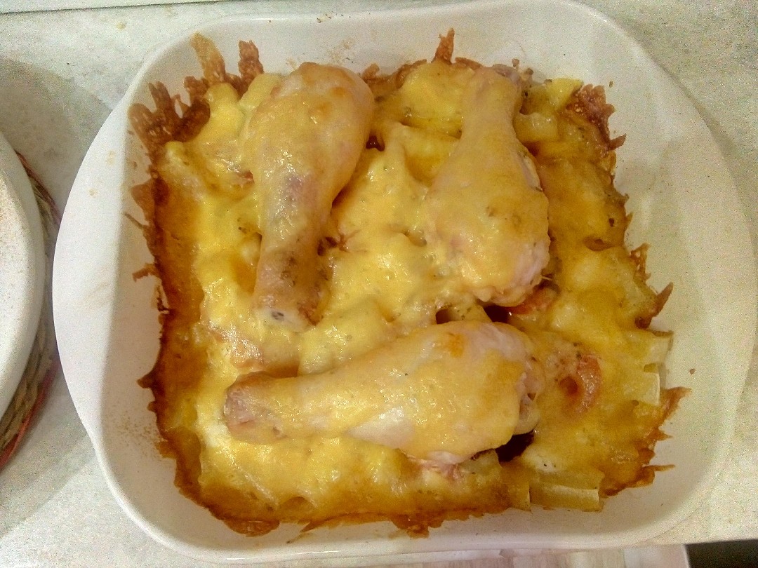 Курочка под сыром