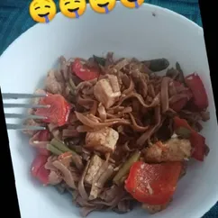 Соба с курицей👍🤤