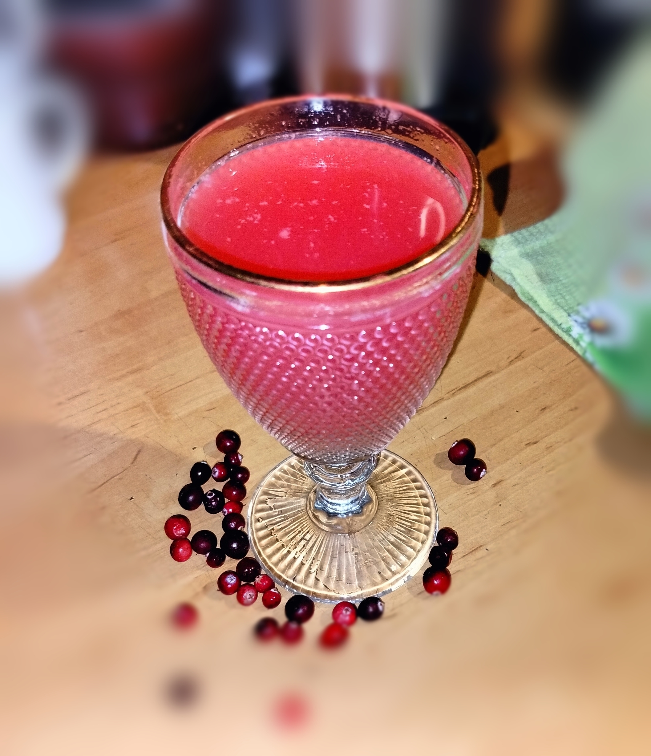 Кисель клюквенный