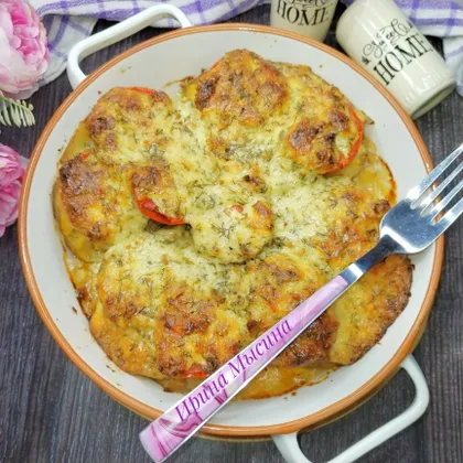 Молодой картофель в духовке по-французски 
