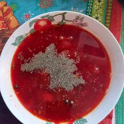 Борщ из кильки в томатном соусе