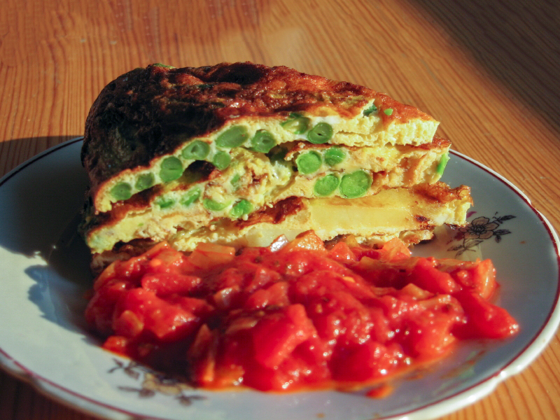 Spanische tortilla. Испанская тортилья