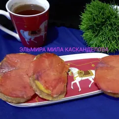 Гренки с красной рыбой на завтрак 