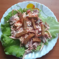 Салат с фасолью