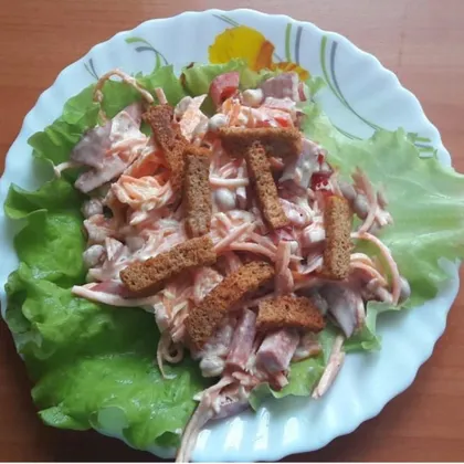 Салат с фасолью