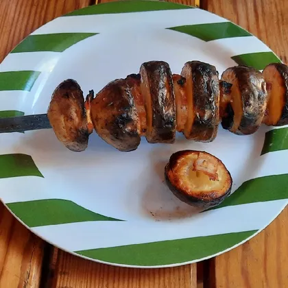Картошка- гриль запечённая на шампуре