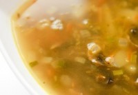 Простой суп с шампиньонами