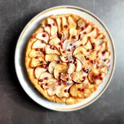 🥧Пирог с брусникой и яблоками🥧