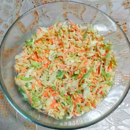🥗 Салат с дайконом, капустой и морковью