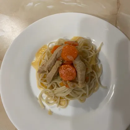 Спагетти с подливой!