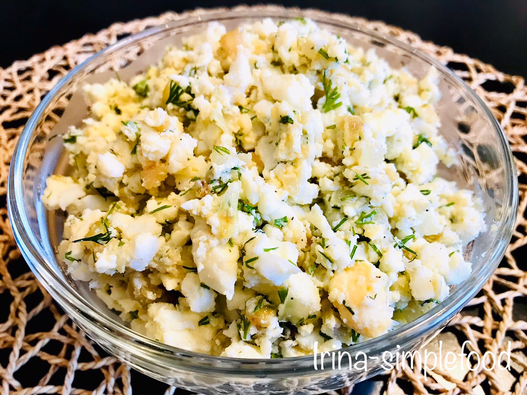 Закуска-яичный паштет