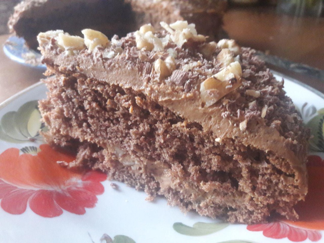 Торт «Муравейник» с грецкими орехами и шоколадом – пошаговый рецепт приготовления с фото