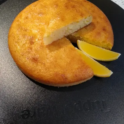 Ленивый лимонный 🍋 пирог - вкусный, нежный, лимонный!