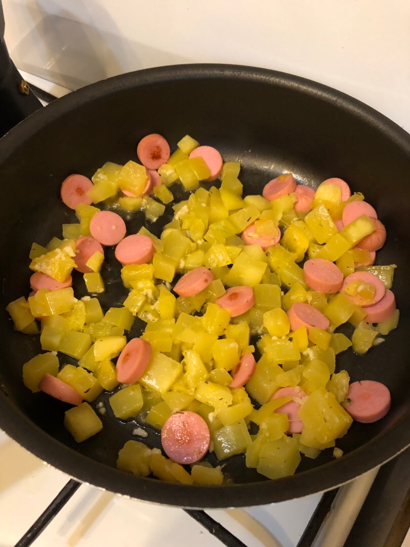 Кабачки с сосиской – пошаговый рецепт приготовления с фото