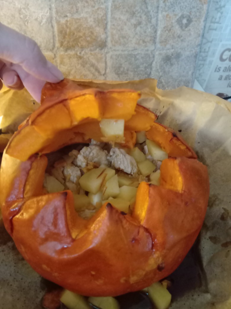Мясо в тыкве
