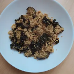 Омлет из тофу с баклажаном и нори