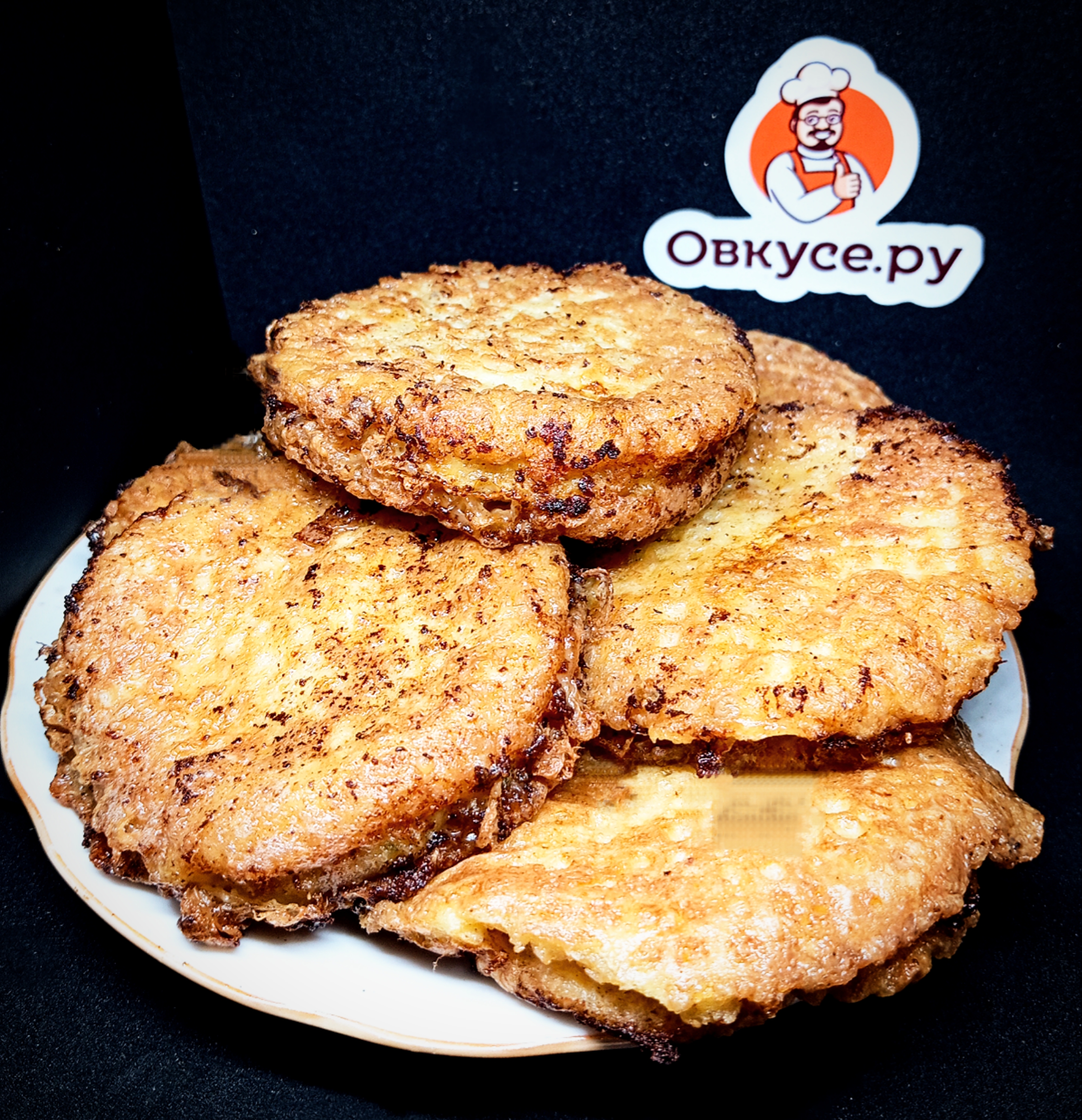 Сырно-мясные вафли в кляре