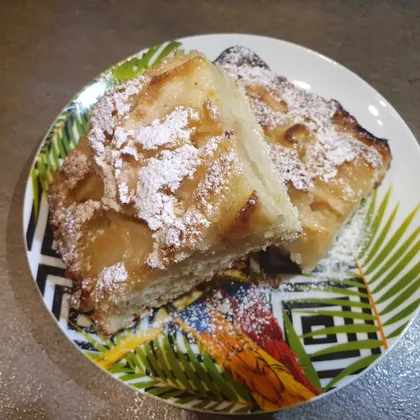 Итальянский деревенский пирог с яблоками