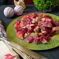 Рецепт салата со свёклой. Салат со свёклой и огурцами