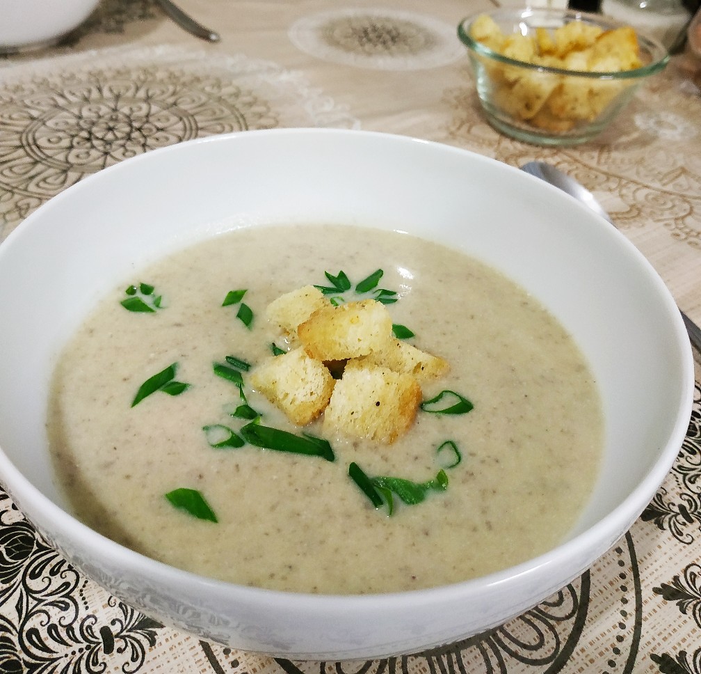 Крем-суп с сухариками - рецепт автора Кристина Дитц