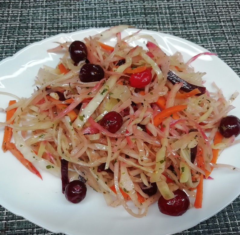 Капуста с овощами по-корейски