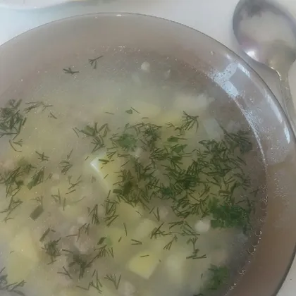 Рисовый суп с фаршем
