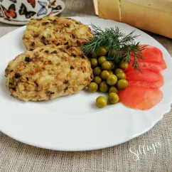 Куриные котлеты с грибами