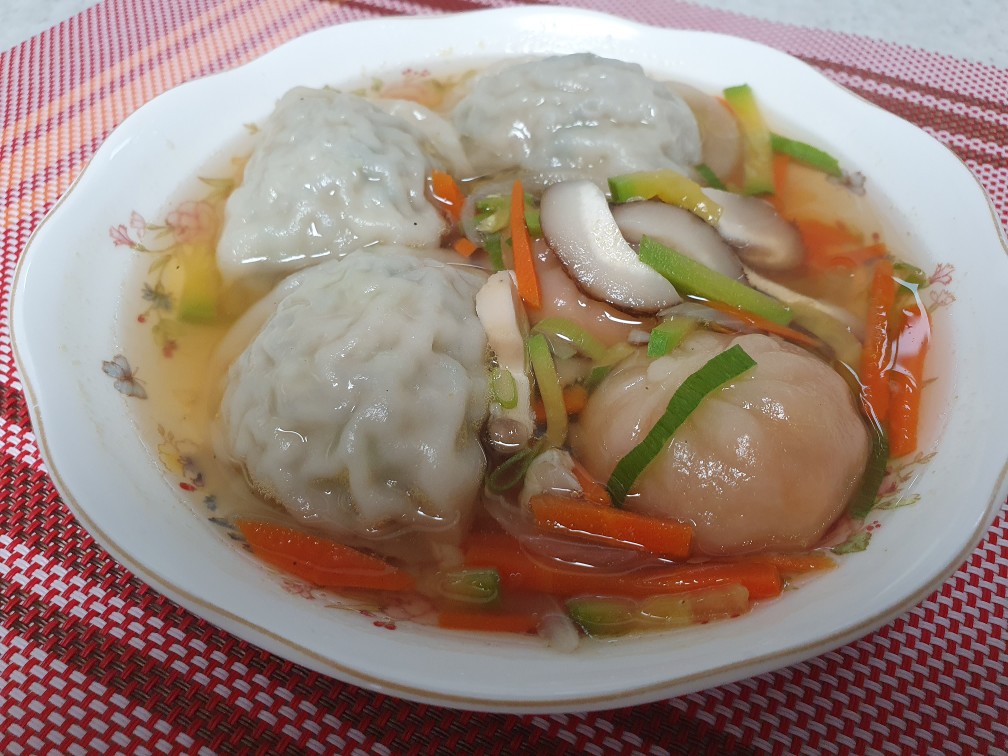 만두국 🥟 Манду кук. Суп с корейскими пельменями