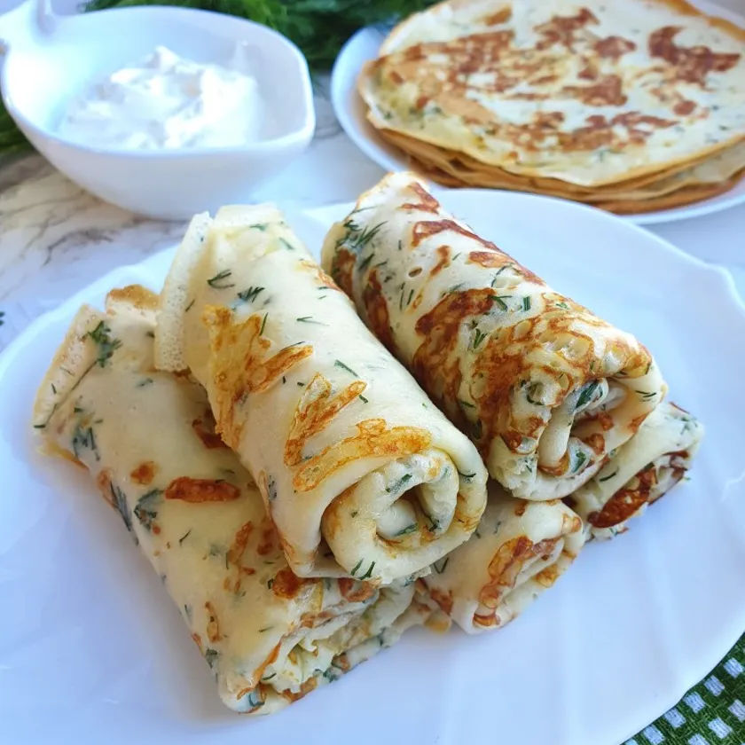 Блины с припеком