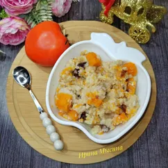 Пшённая каша с тыквой и семечками в мультиварке 