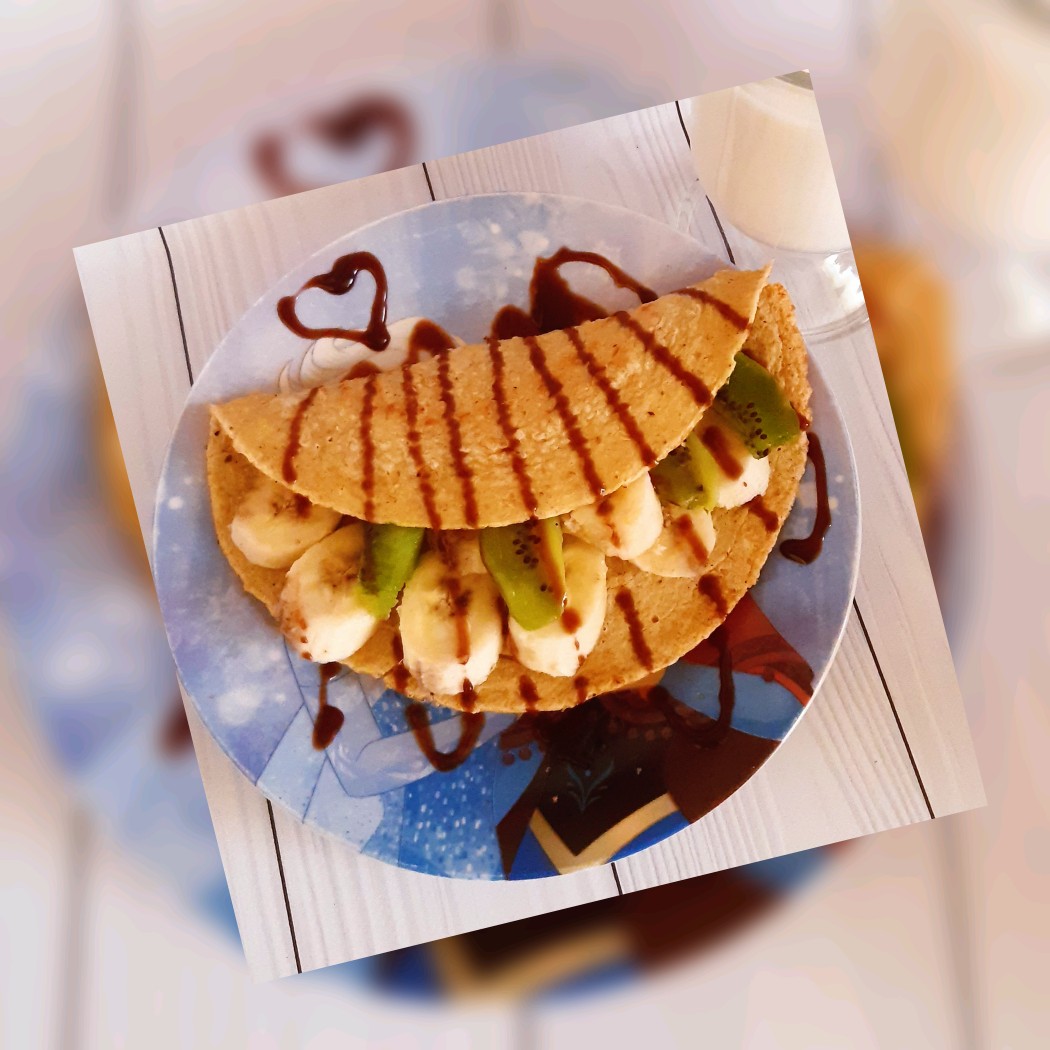 💥Овсяноблин с фруктами😋