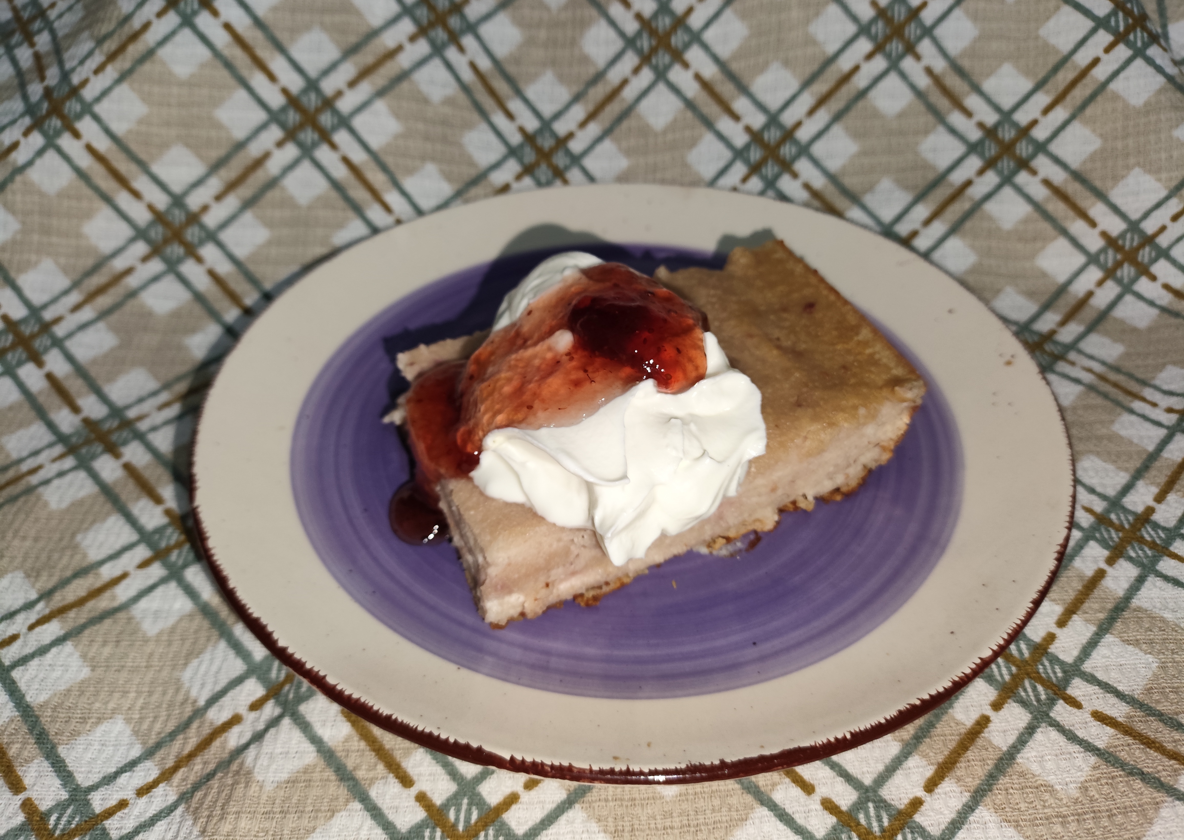 Творожная запеканка с кускусом