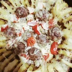 Картофель с фаршем