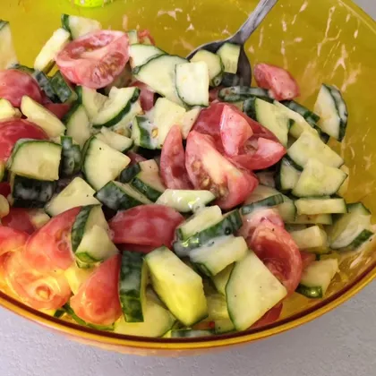 Простой овощной салат