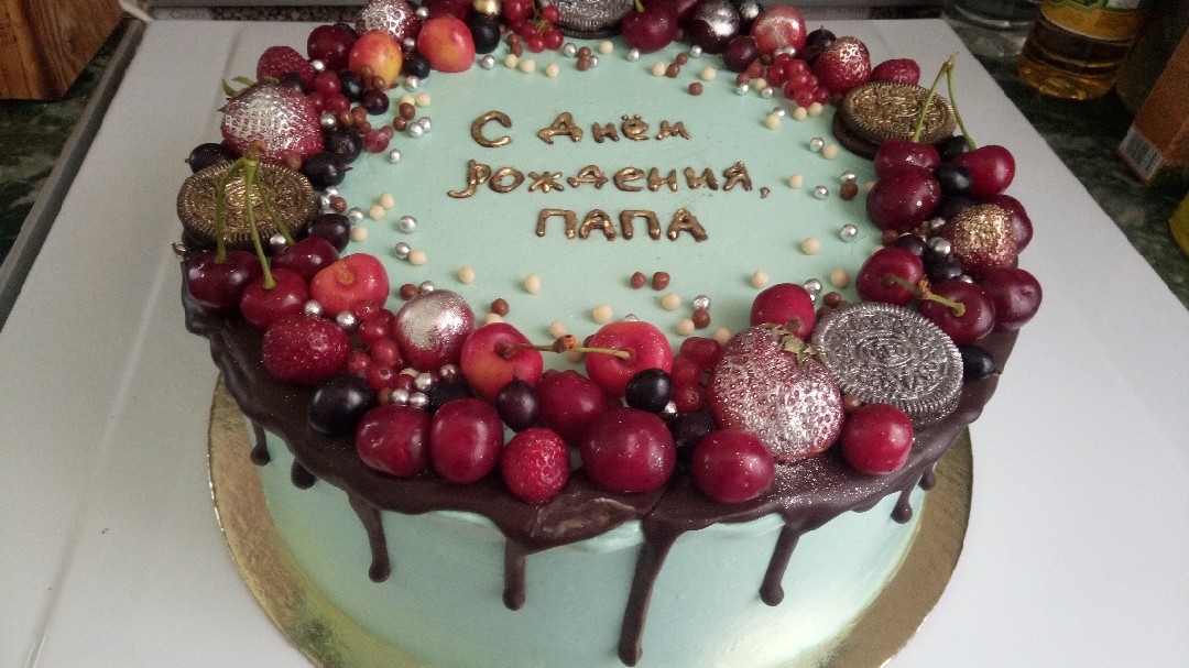 Шоколадный ганаш для подтёков