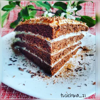 Шоколадный торт. #кулинарныймарафон