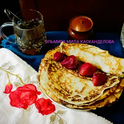 Классические блины на молоке 🥞