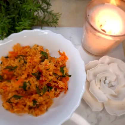 Булгур с овощами