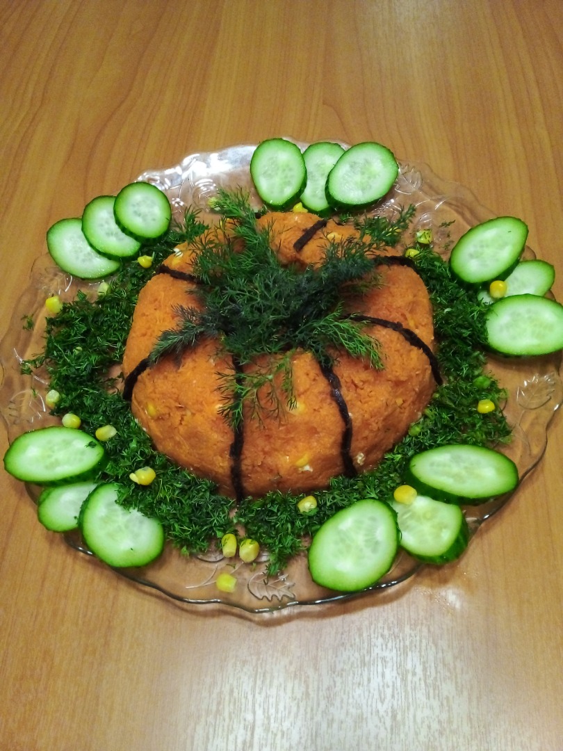 Кольцо праздничное из овощных тарталеток - рецепт автора Александр - директор Овкусе