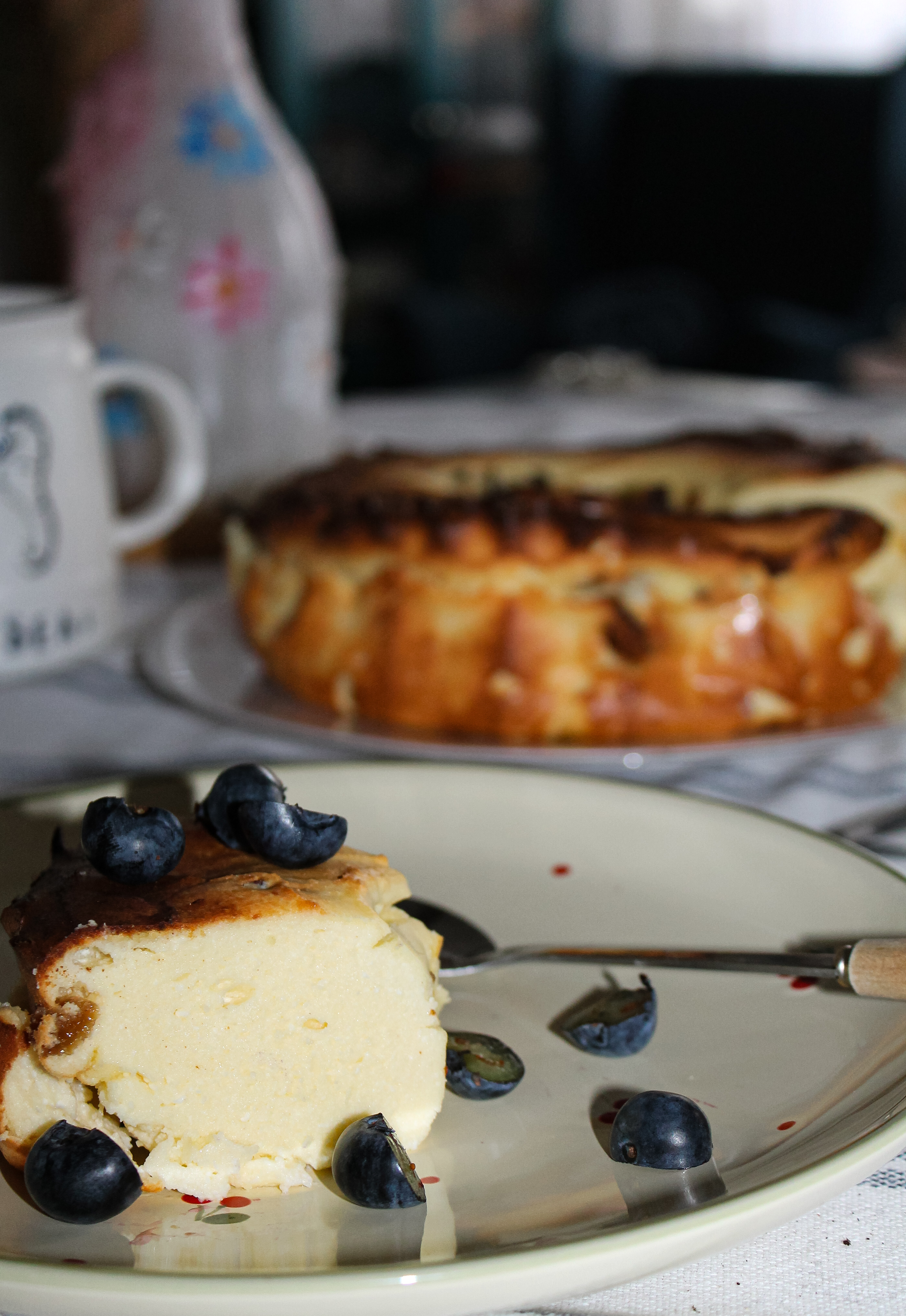 Запеканка со сливками на рисовой муке