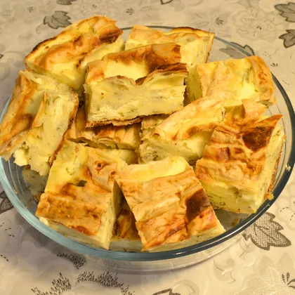 Кывырма - пирог с творогом, гагаузское блюдо. Вкусная и простая выпечка