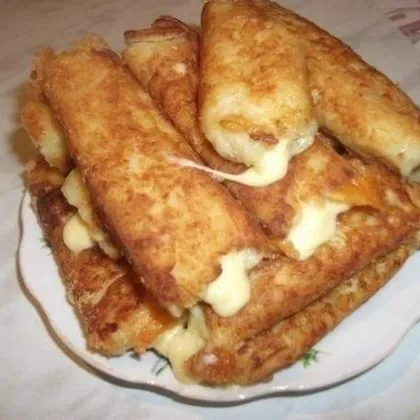 Очень вкусные картофельные палочки с сыром