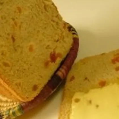 Десертный хлеб с изюмом и курагой